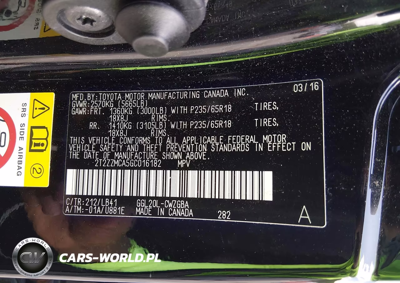 2016 Lexus Rx 350 VIN:2T2ZZMCA5GC016182 - 9