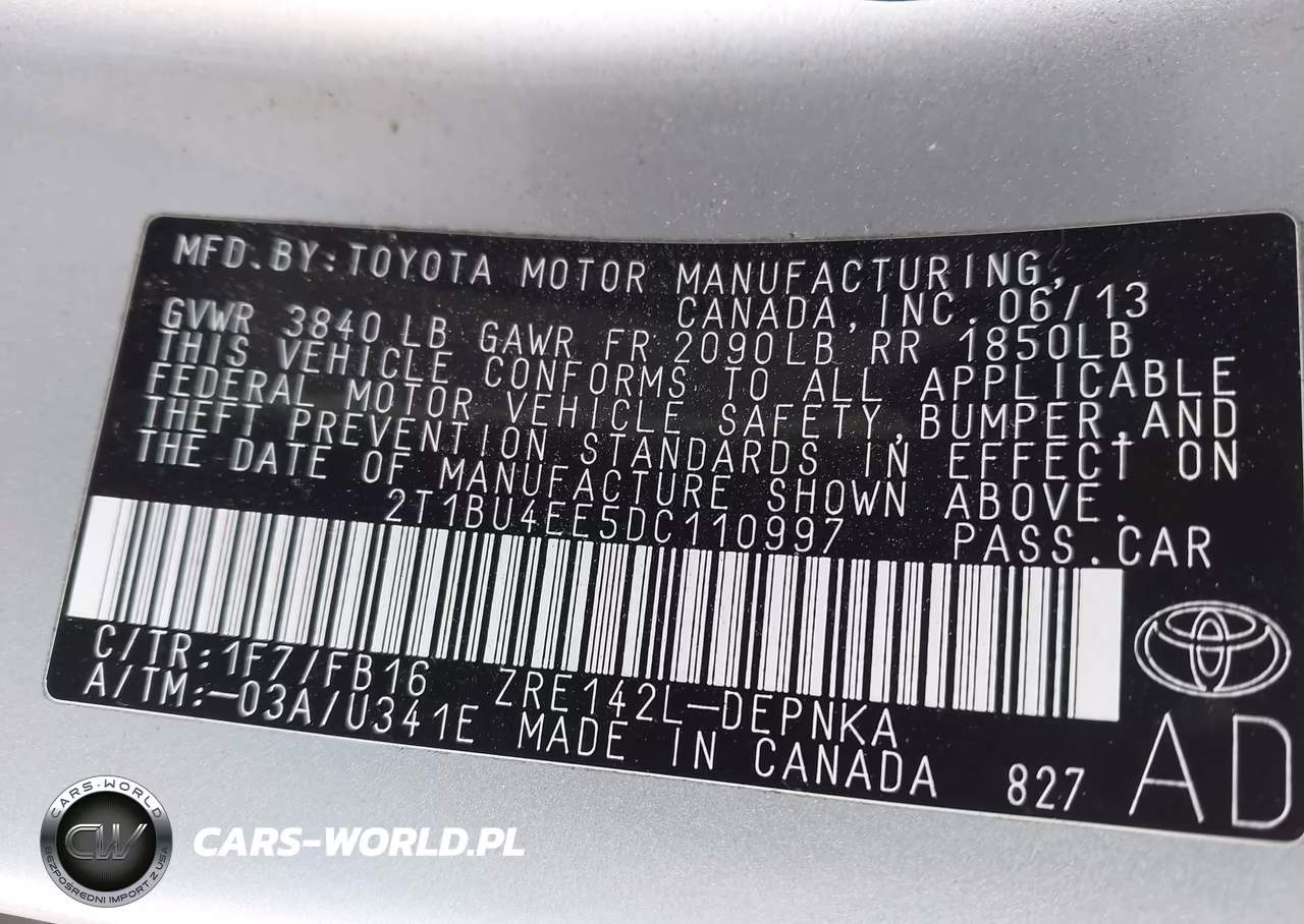2013 Toyota Corolla Le VIN:2T1BU4EE5DC110997 - 9