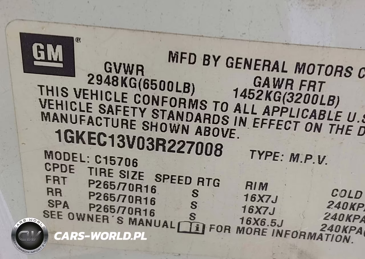 2003 GMC Yukon Sle VIN:1GKEC13V03R227008 - 9