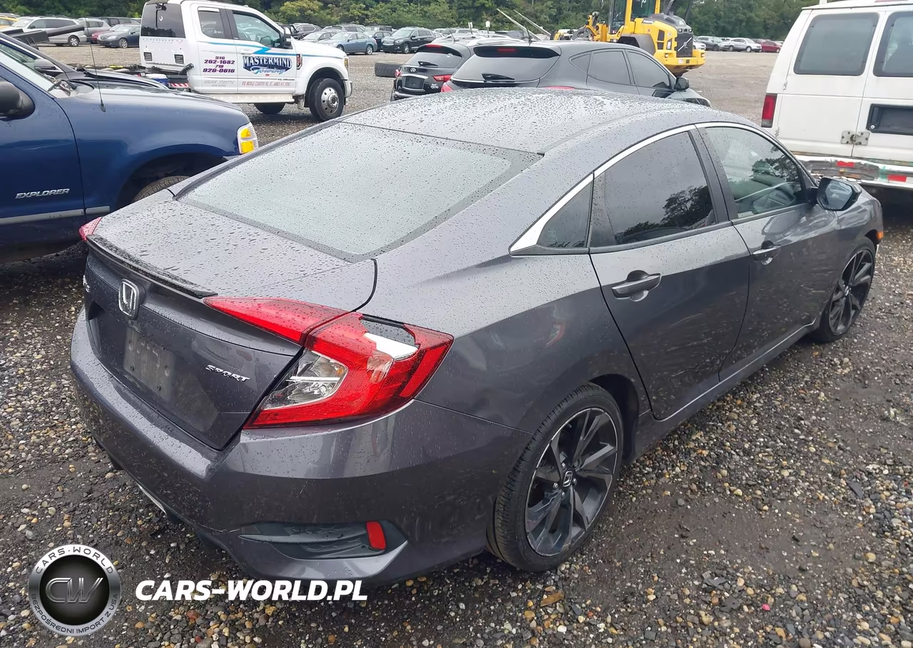 2019 Honda Civic Sport VIN:2HGFC2F86KH540611 - 4