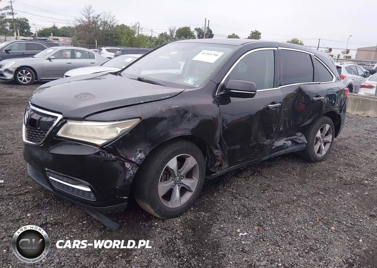 2015 Acura Mdx VIN:5FRYD4H2XFB004697 - 2
