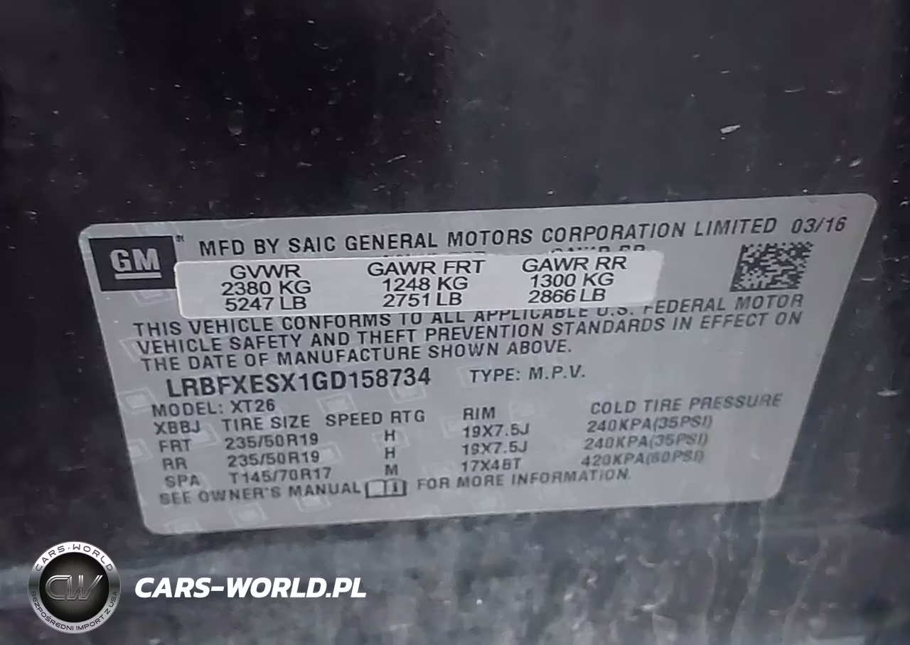 2016 Buick Envision Premium I VIN:LRBFXESX1GD158734 - 9