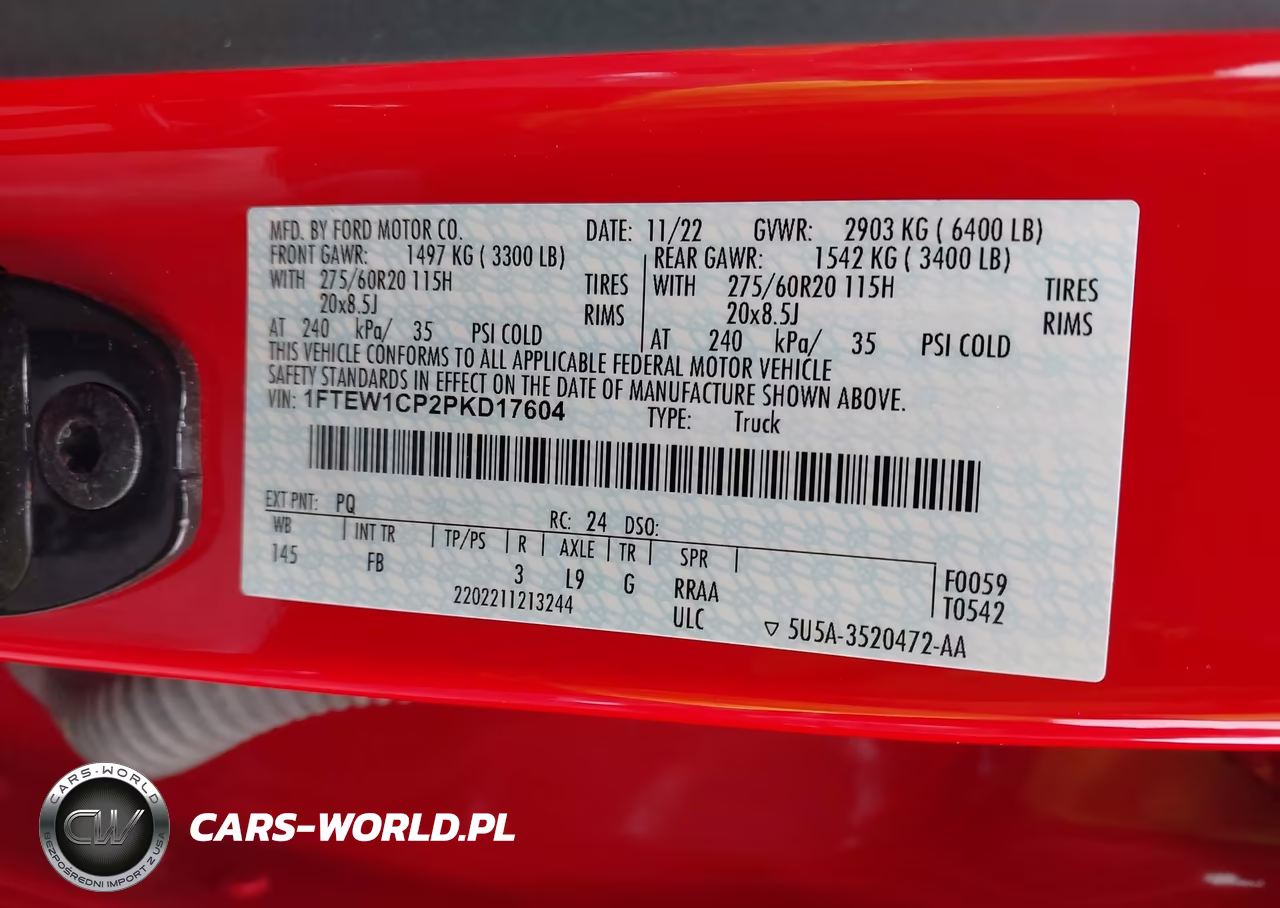 2023 Ford F-150 Xlt VIN:1FTEW1CP2PKD17604 - 9
