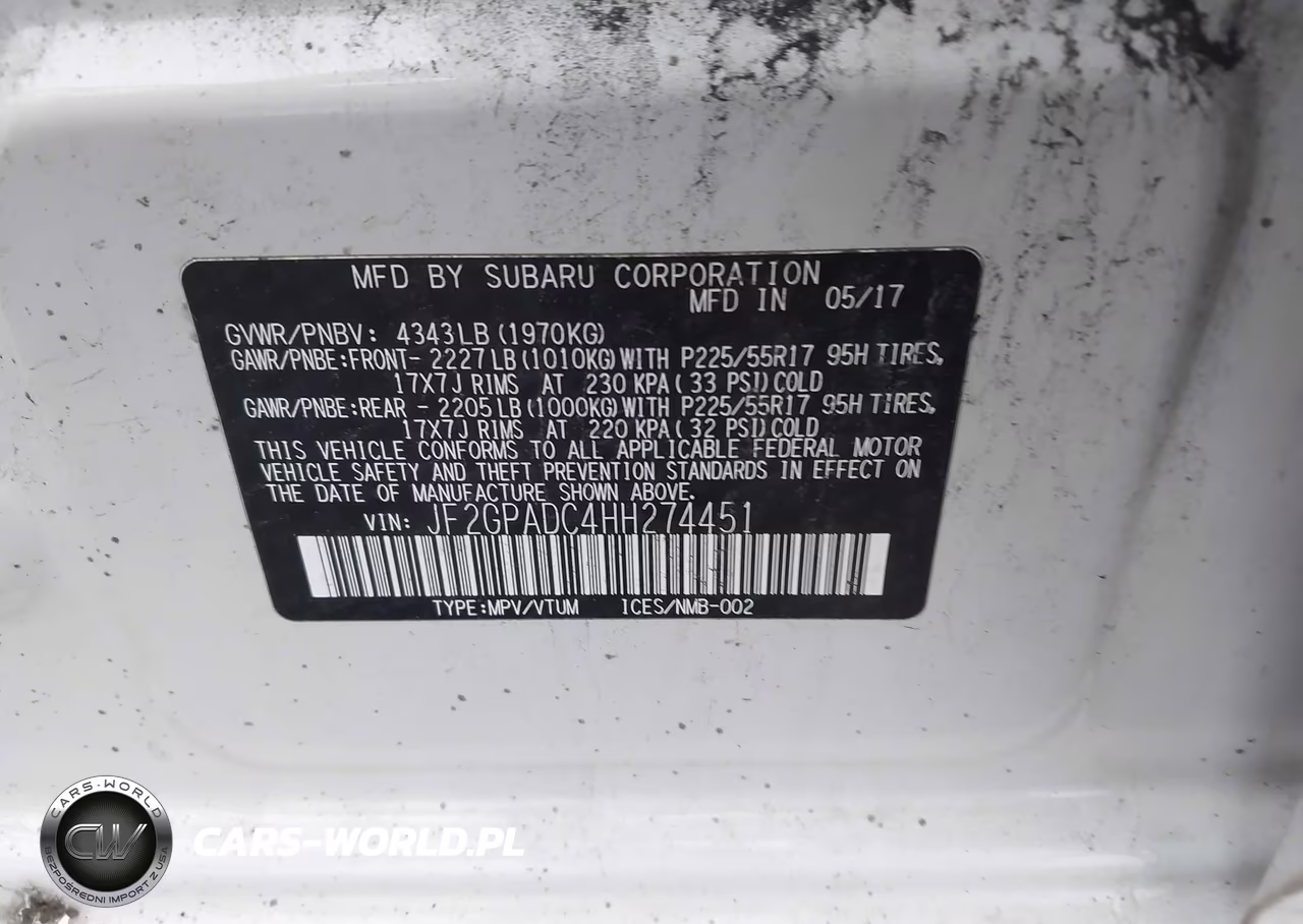 2017 Subaru Crosstrek 2.0I Premium VIN:JF2GPADC4HH274451 - 9