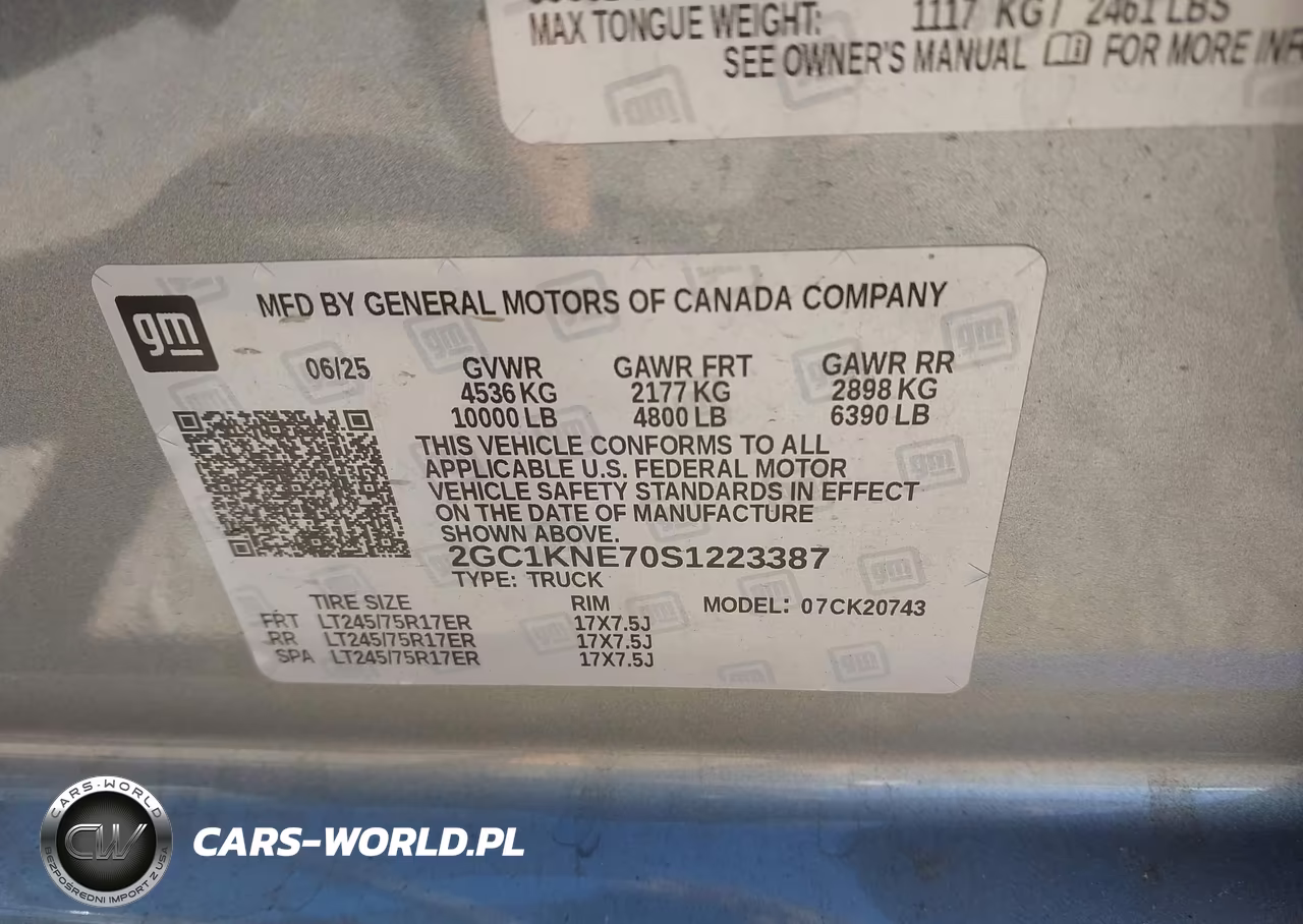 2025 Chevrolet Silverado 2500Hd 4Wd Standard Bed Lt VIN:2GC1KNE70S1223387 - 9