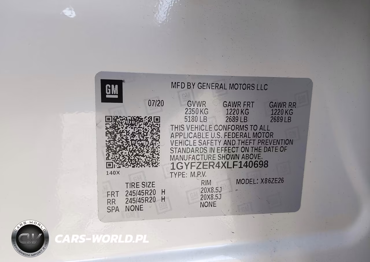 2020 Cadillac Xt4 Fwd Sport VIN:1GYFZER4XLF140698 - 9