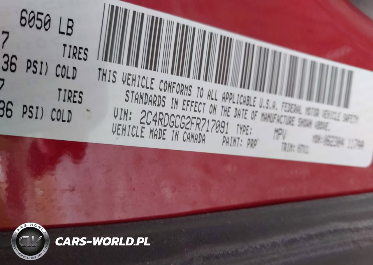 2015 Dodge Grand Caravan Sxt VIN:2C4RDGCG2FR717091 - 9