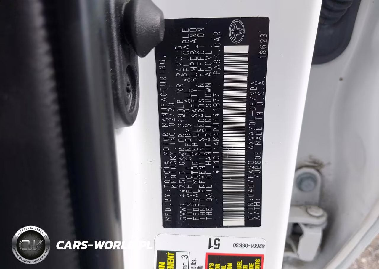 2023 Toyota Camry Le VIN:4T1C11AK4PU141877 - 9