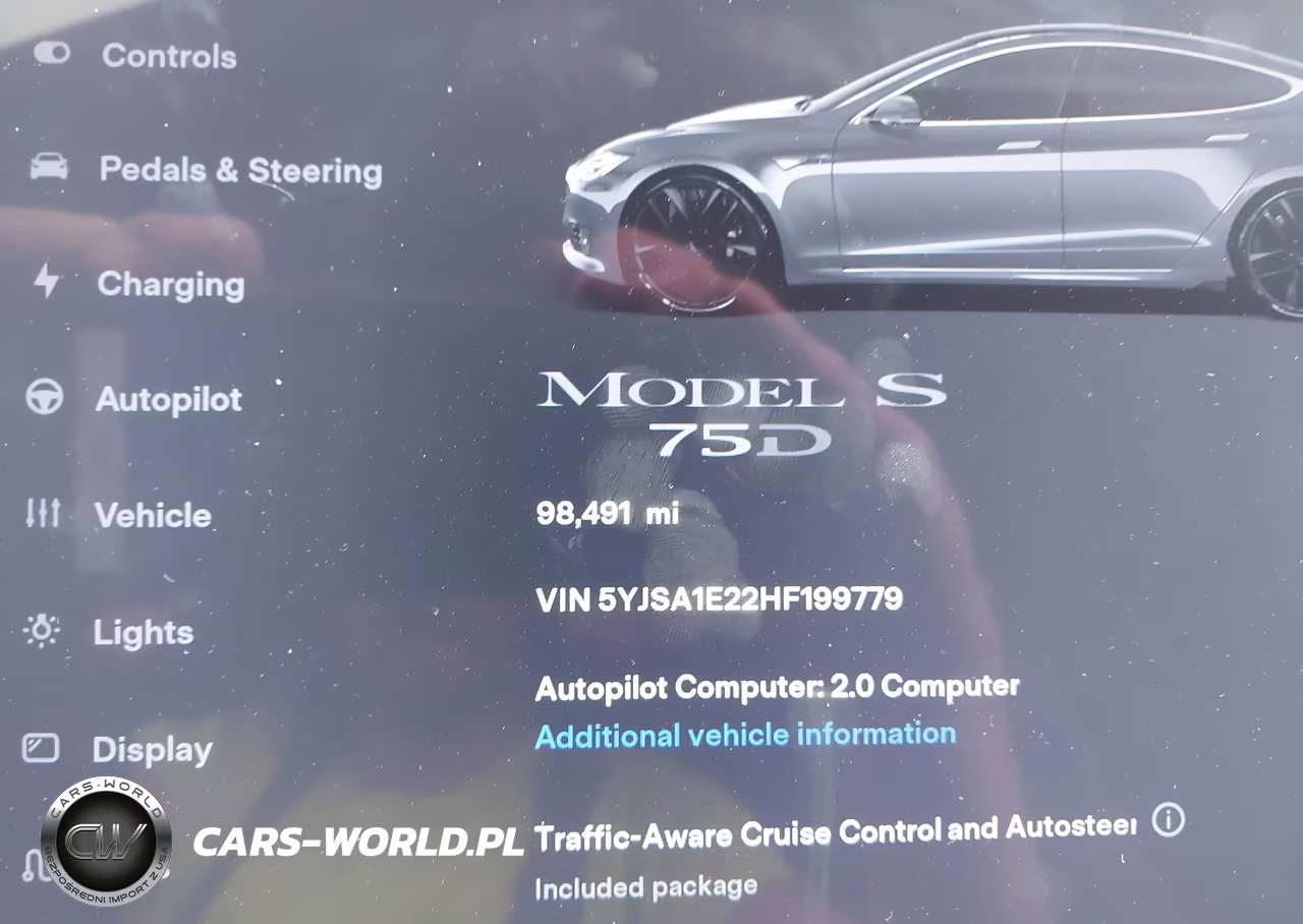 2017 Tesla Model S 100D-60D-75D-90D-P100D VIN:5YJSA1E22HF199779 - 15