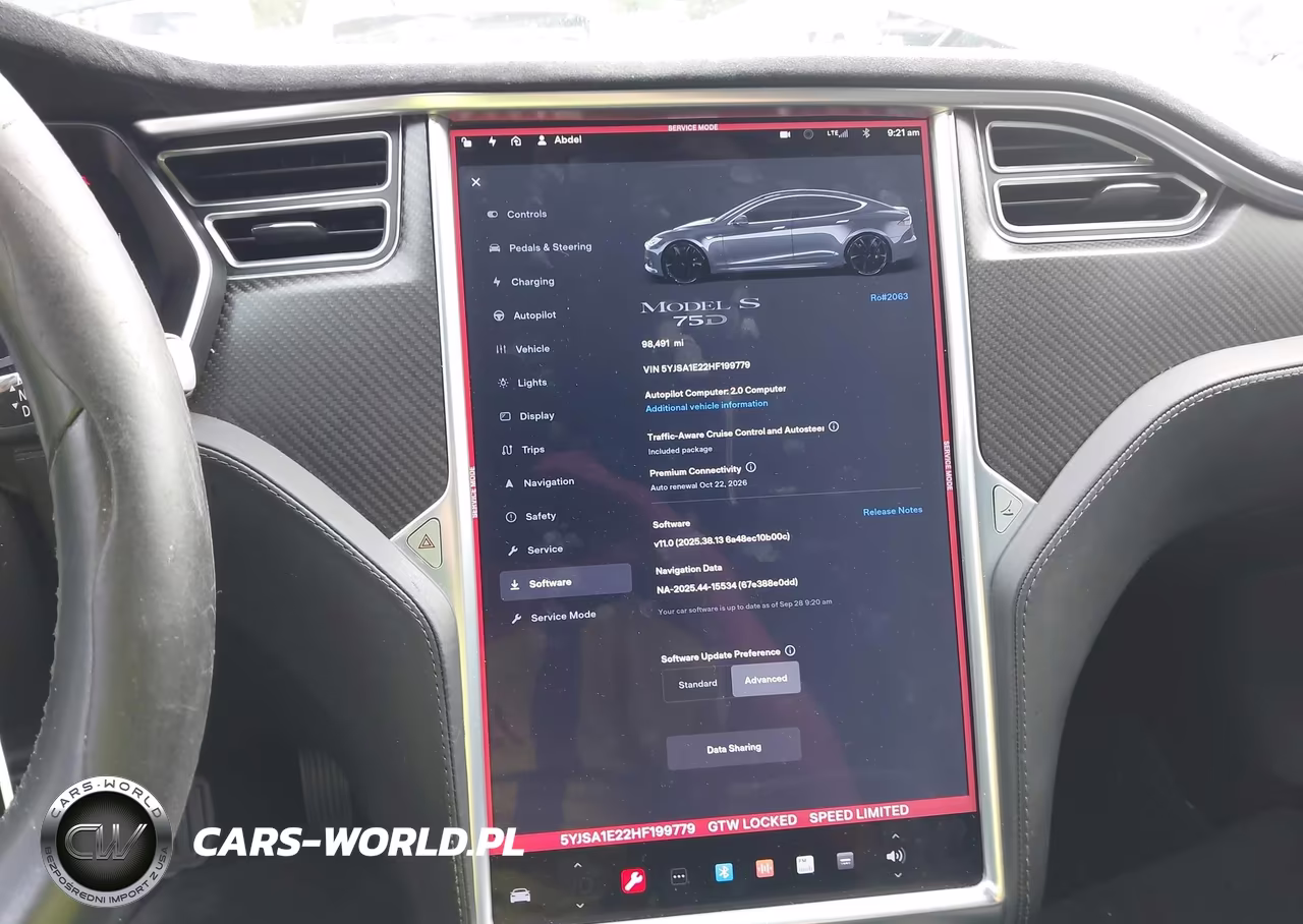 2017 Tesla Model S 100D-60D-75D-90D-P100D VIN:5YJSA1E22HF199779 - 18