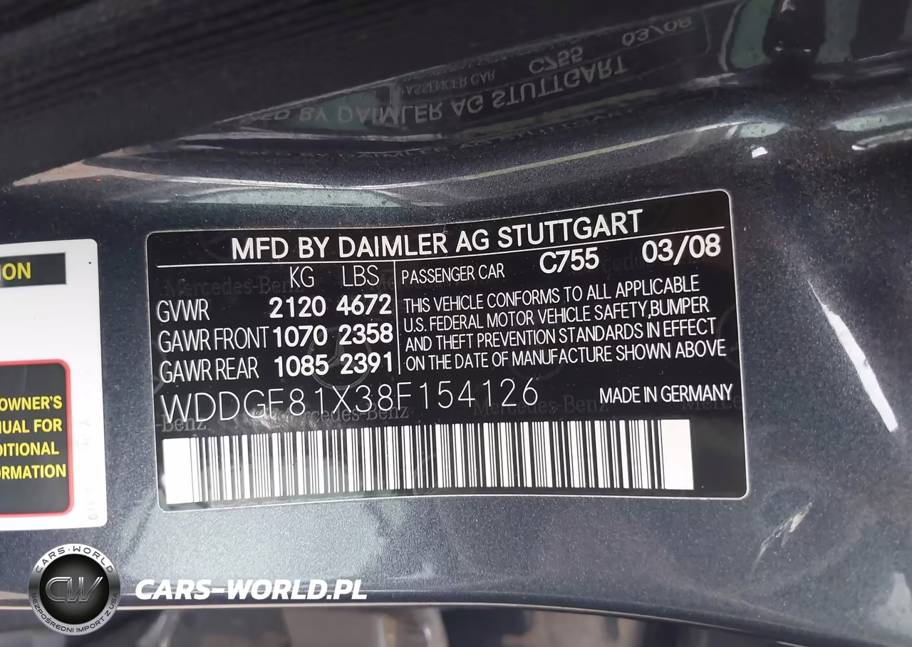 2008 Mercedes-Benz C 300 Sport 4Matic VIN:WDDGF81X38F154126 - 9