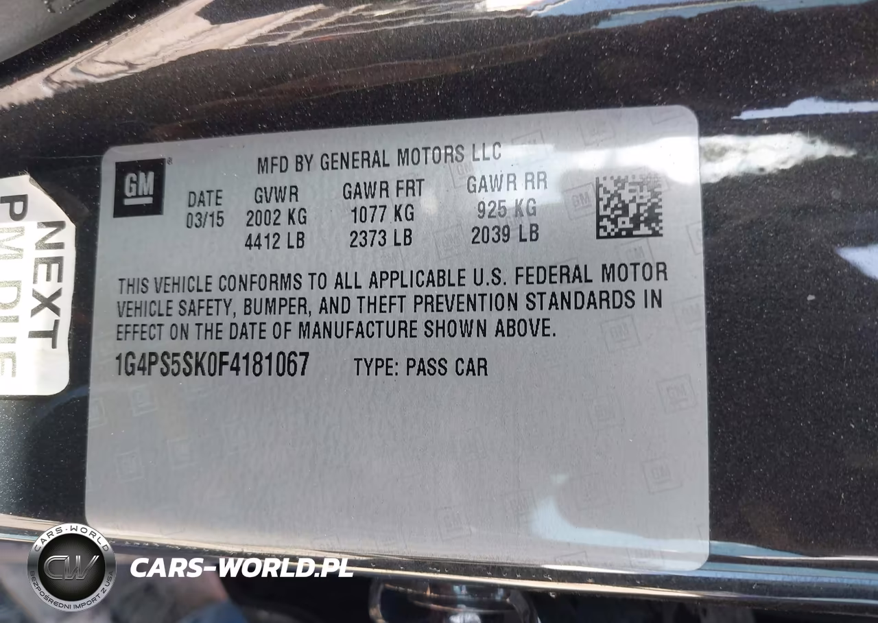 2015 Buick Verano Leather Group VIN:1G4PS5SK0F4181067 - 9