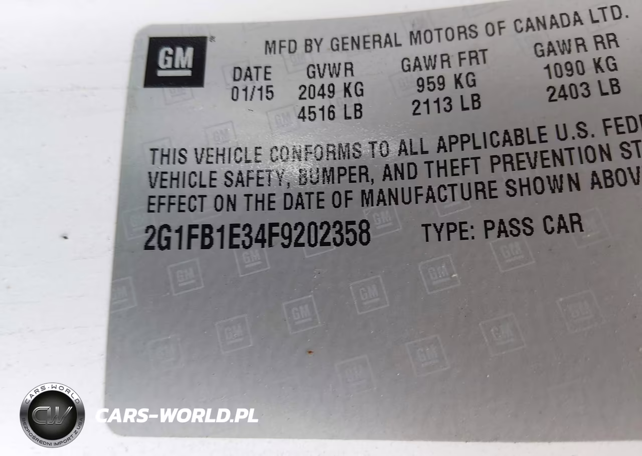 2015 Chevrolet Camaro 2Ls VIN:2G1FB1E34F9202358 - 9