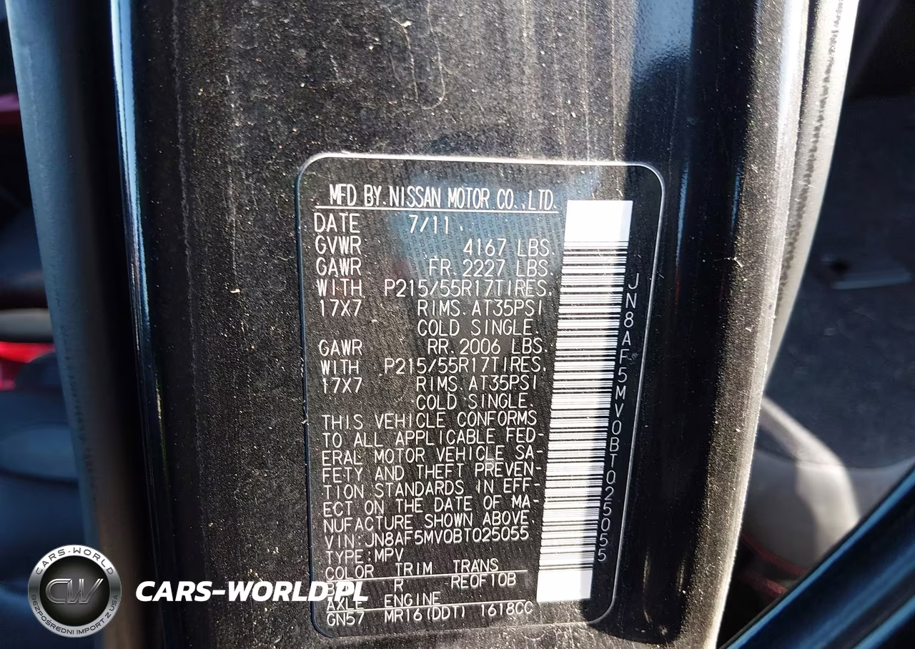 2011 Nissan Juke Sl VIN:JN8AF5MV0BT025055 - 9