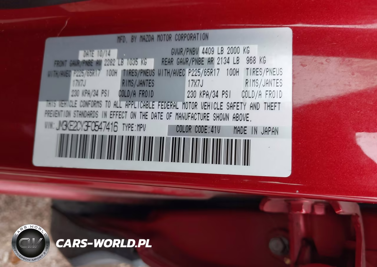 2015 Mazda Cx-5 Touring VIN:JM3KE2CY3F0547416 - 9