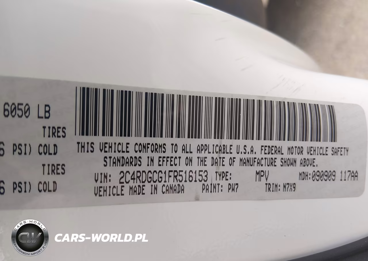 2015 Dodge Grand Caravan Sxt VIN:2C4RDGCG1FR516153 - 9