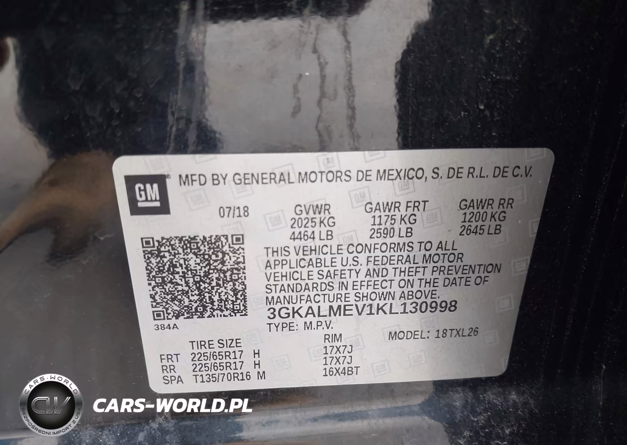 2019 GMC Terrain Sle VIN:3GKALMEV1KL130998 - 9