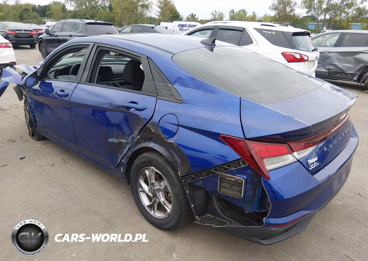 2021 Hyundai Elantra Se VIN:KMHLL4AG1MU111111 - 3