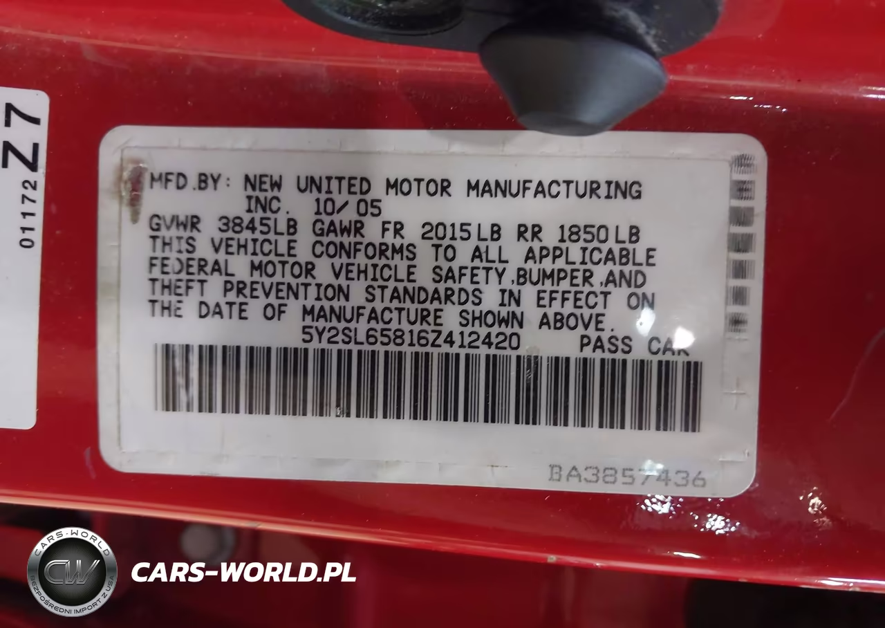 2006 Pontiac Vibe VIN:5Y2SL65816Z412420 - 9