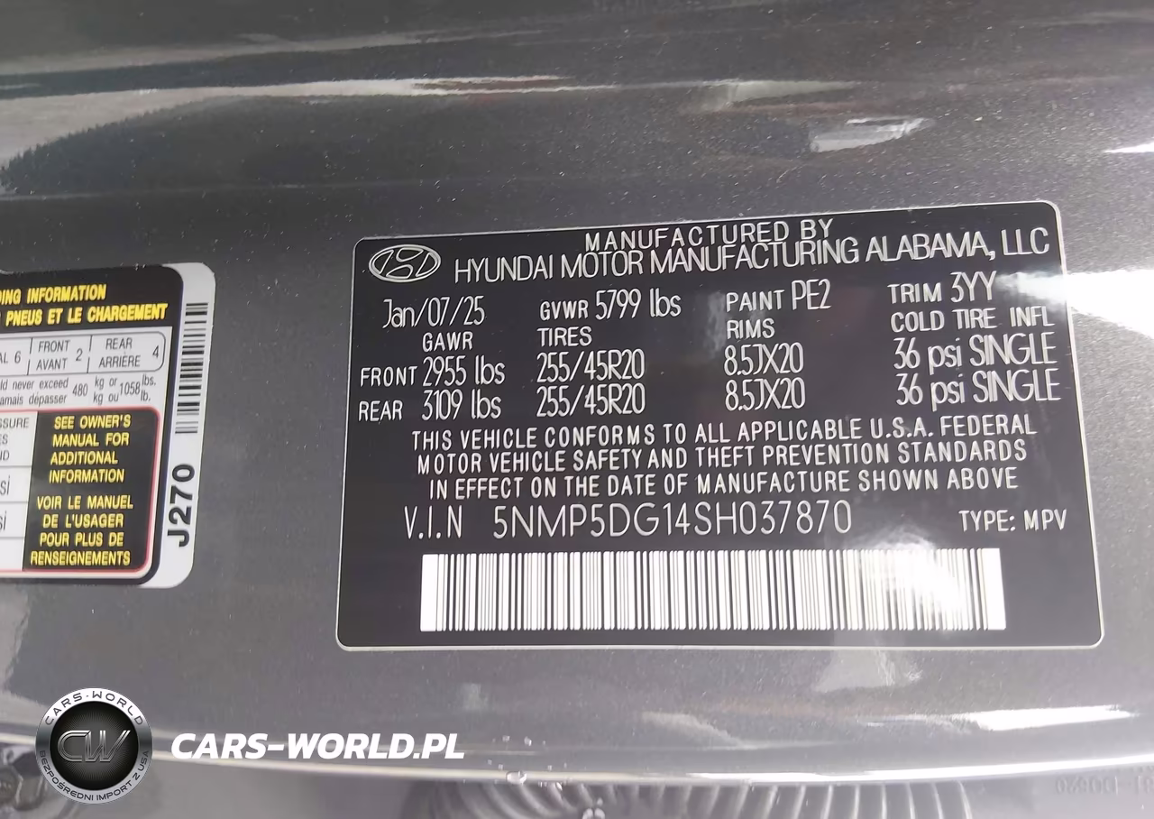 2025 Hyundai Santa Fe Hybrid Calligraphy VIN:5NMP5DG14SH037870 - 9