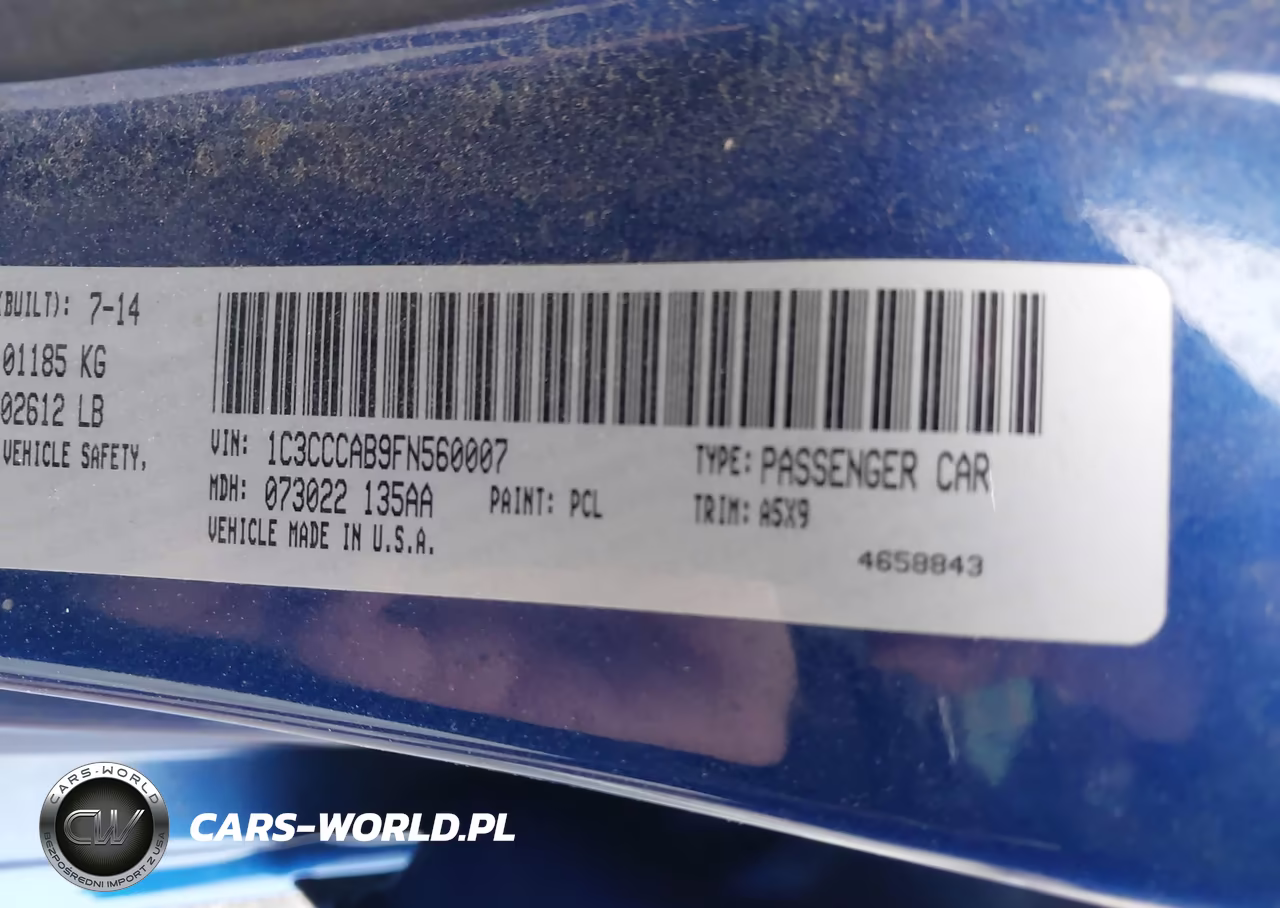 2015 Chrysler 200 Limited VIN:1C3CCCAB9FN560007 - 9