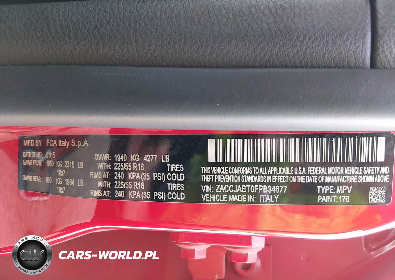 2015 Jeep Renegade Latitude VIN:ZACCJABT0FPB34677 - 9