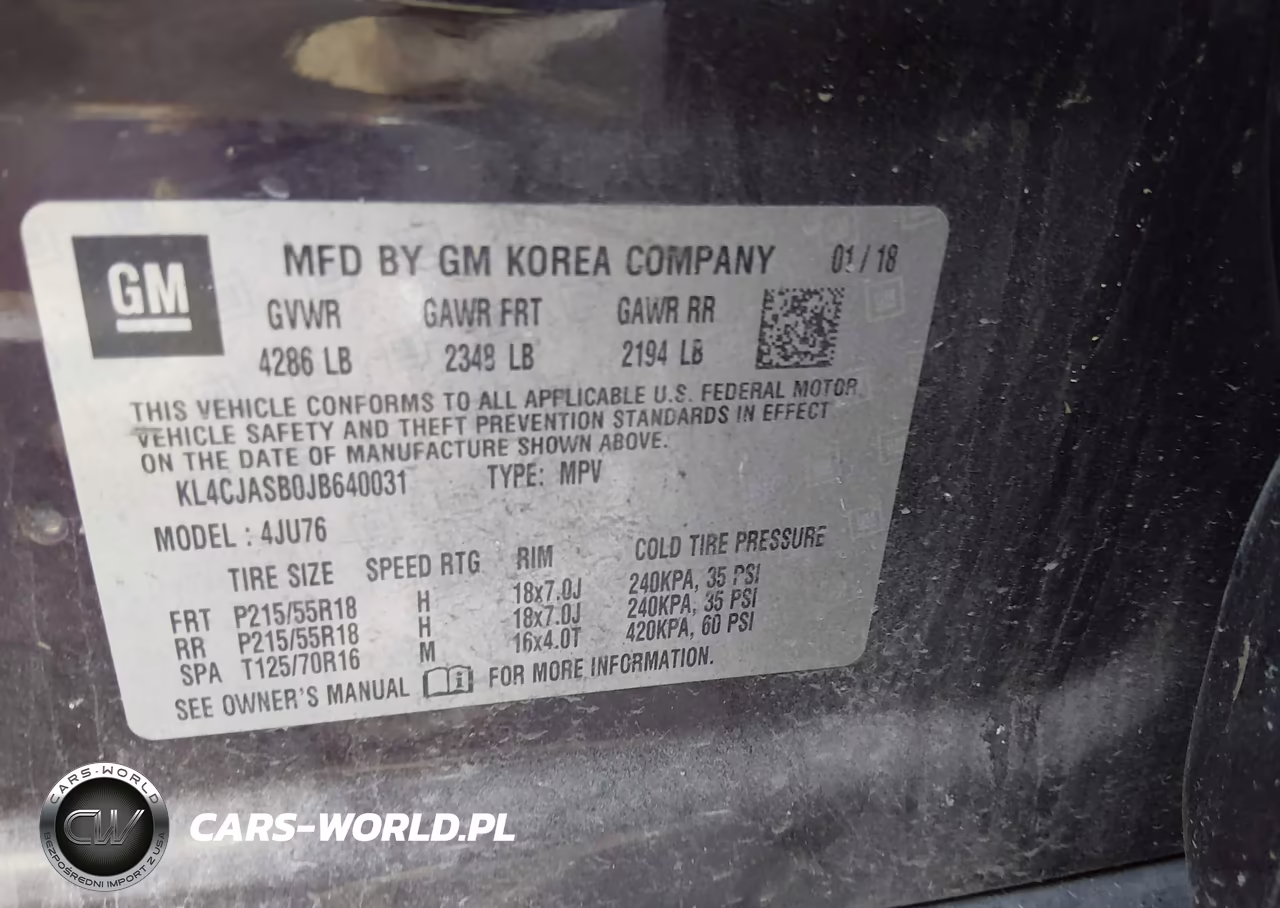 2018 Buick Encore Preferred VIN:KL4CJASB0JB640031 - 9