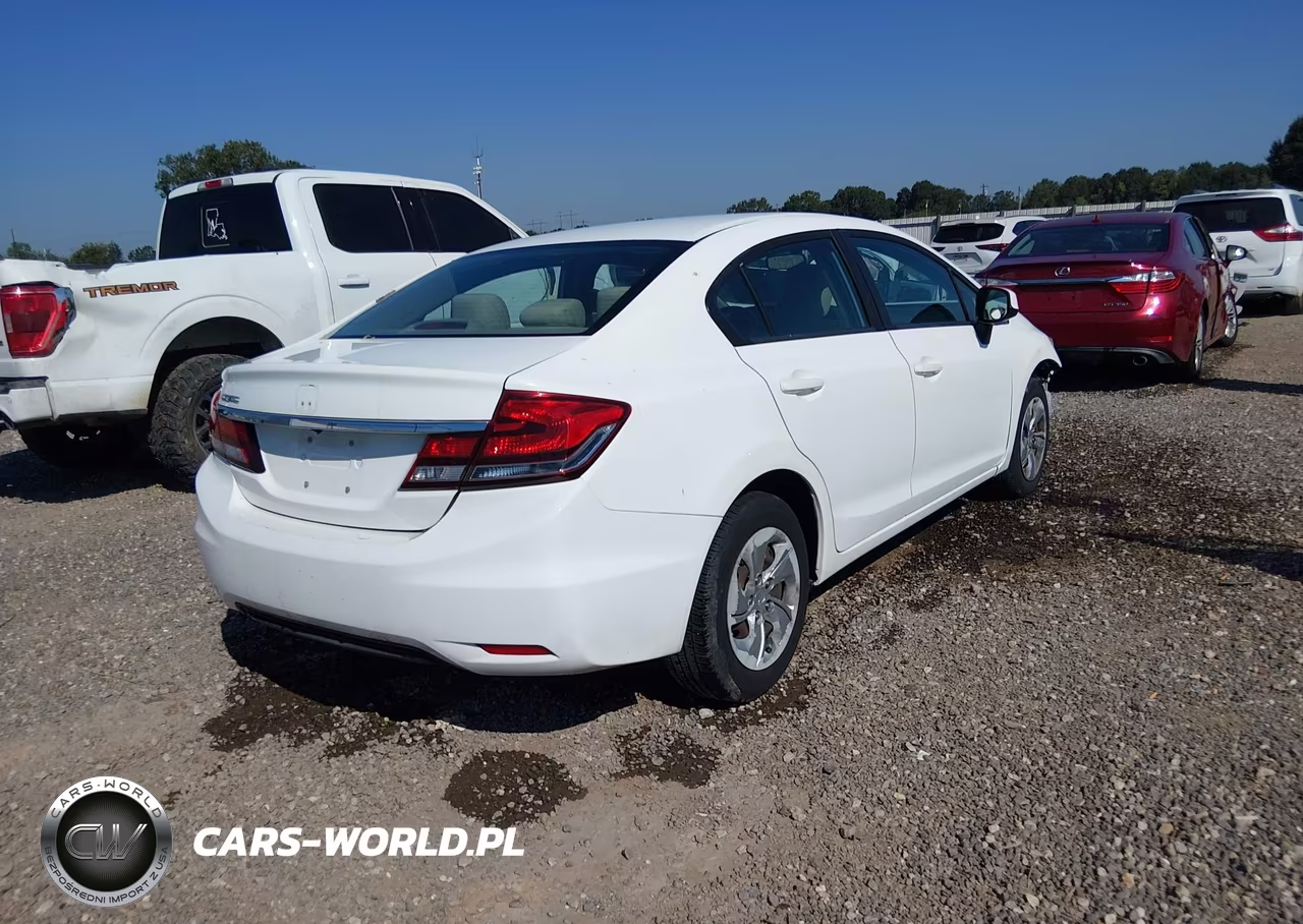 2013 Honda Civic Lx VIN:19XFB2F58DE221622 - 4