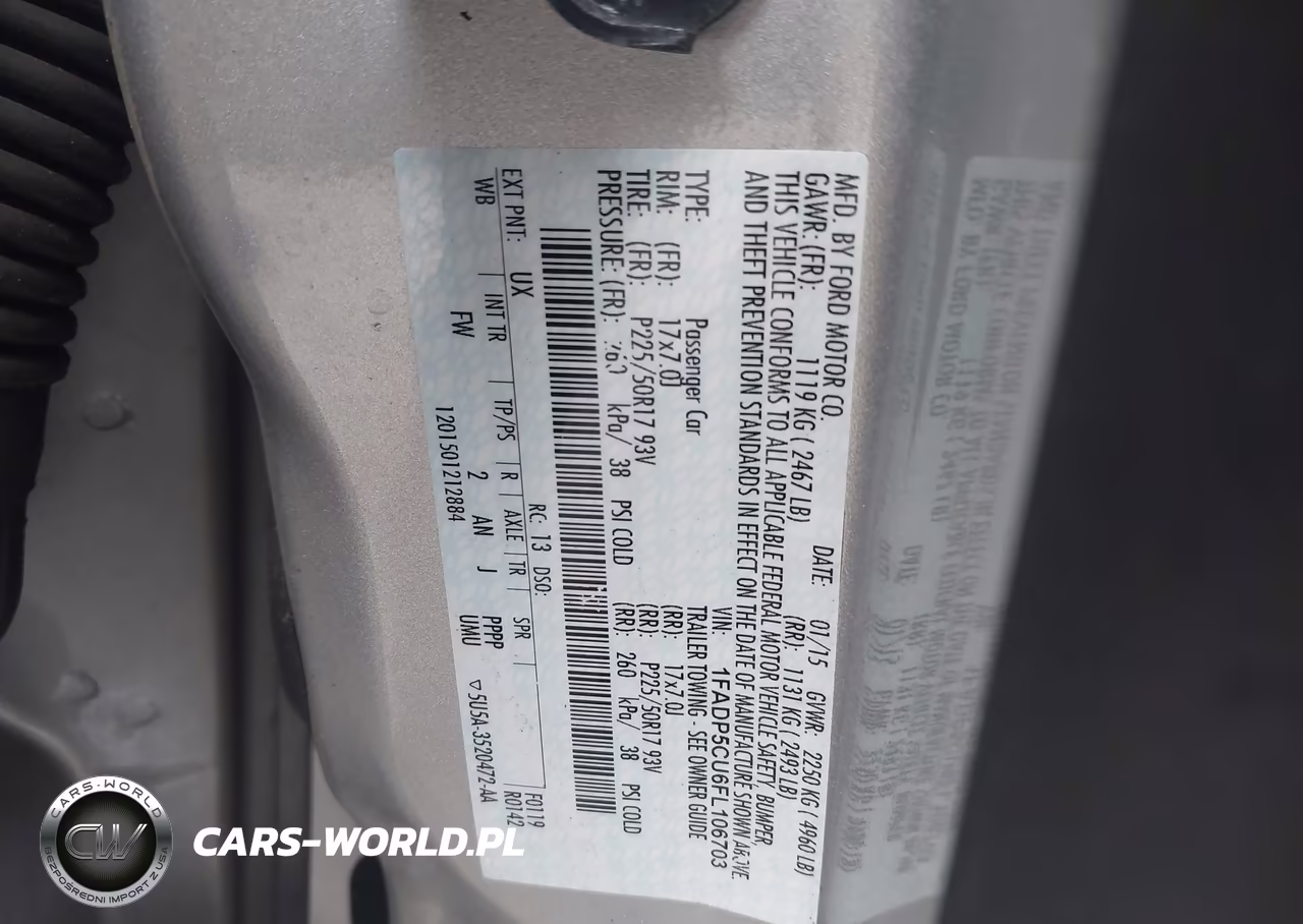 2015 Ford C-Max Energi Sel VIN:1FADP5CU6FL106703 - 9