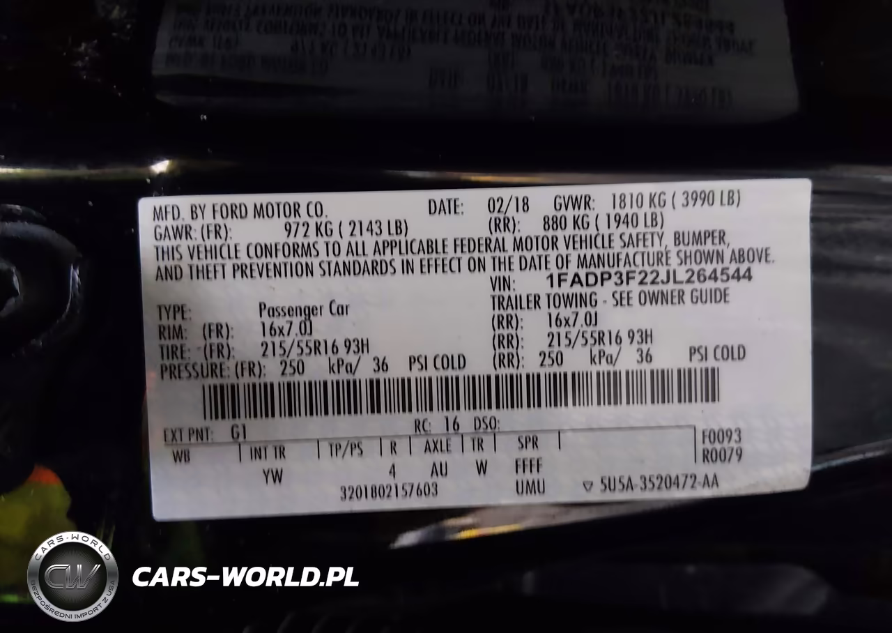 2018 Ford Focus Se VIN:1FADP3F22JL264544 - 9