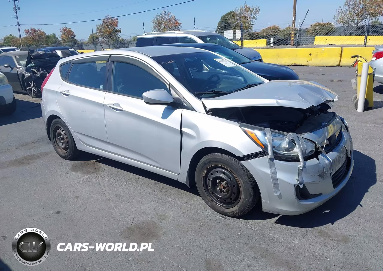 2012 Hyundai Accent Gs VIN:KMHCT5AE7CU034019 - 1