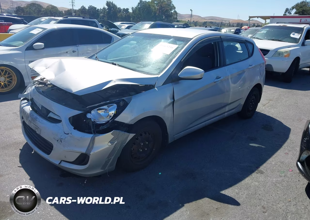 2012 Hyundai Accent Gs VIN:KMHCT5AE7CU034019 - 2
