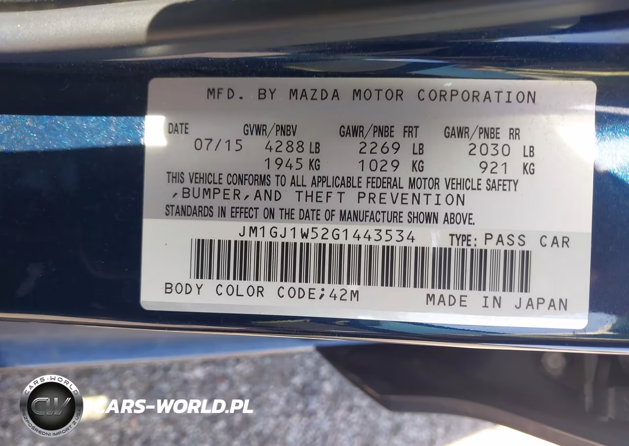 2016 Mazda 6 Grand Touring VIN:JM1GJ1W52G1443534 - 9