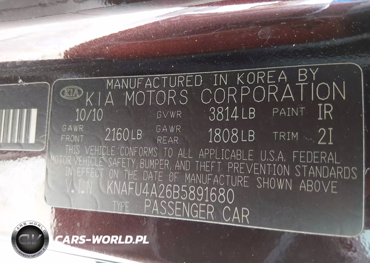 2011 Kia Forte Ex VIN:KNAFU4A26B5891680 - 9