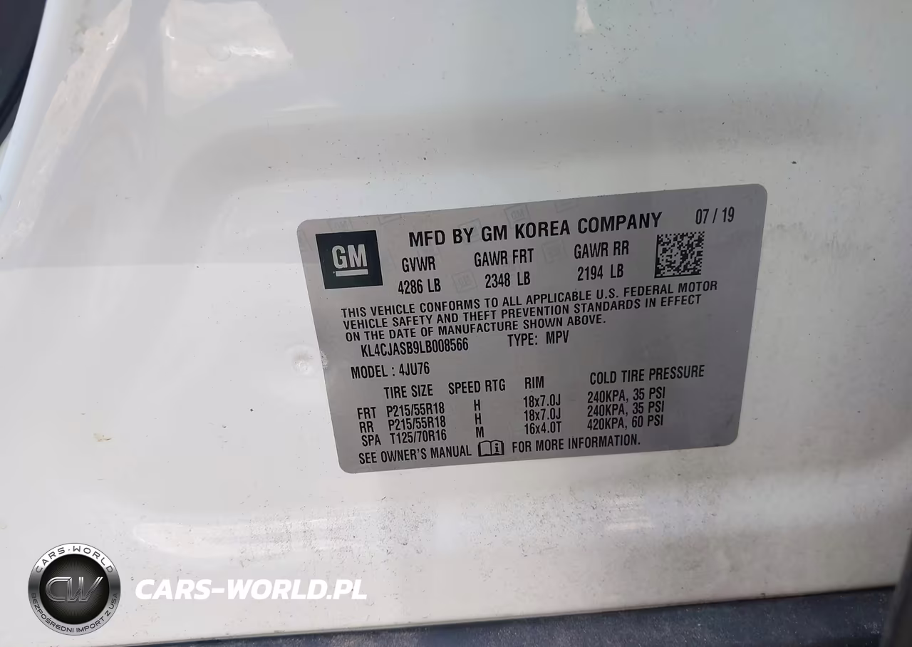 2020 Buick Encore Fwd Preferred VIN:KL4CJASB9LB008566 - 9