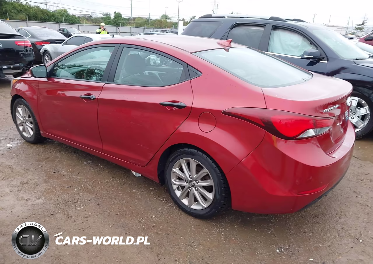 2016 Hyundai Elantra Se VIN:5NPDH4AE2GH754638 - 3