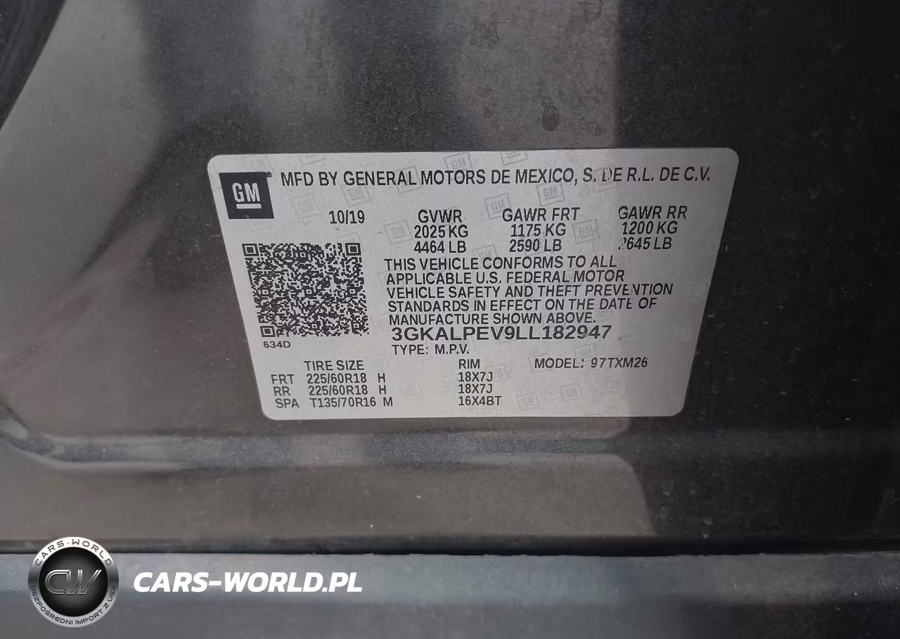 2020 GMC Terrain Fwd Slt VIN:3GKALPEV9LL182947 - 9