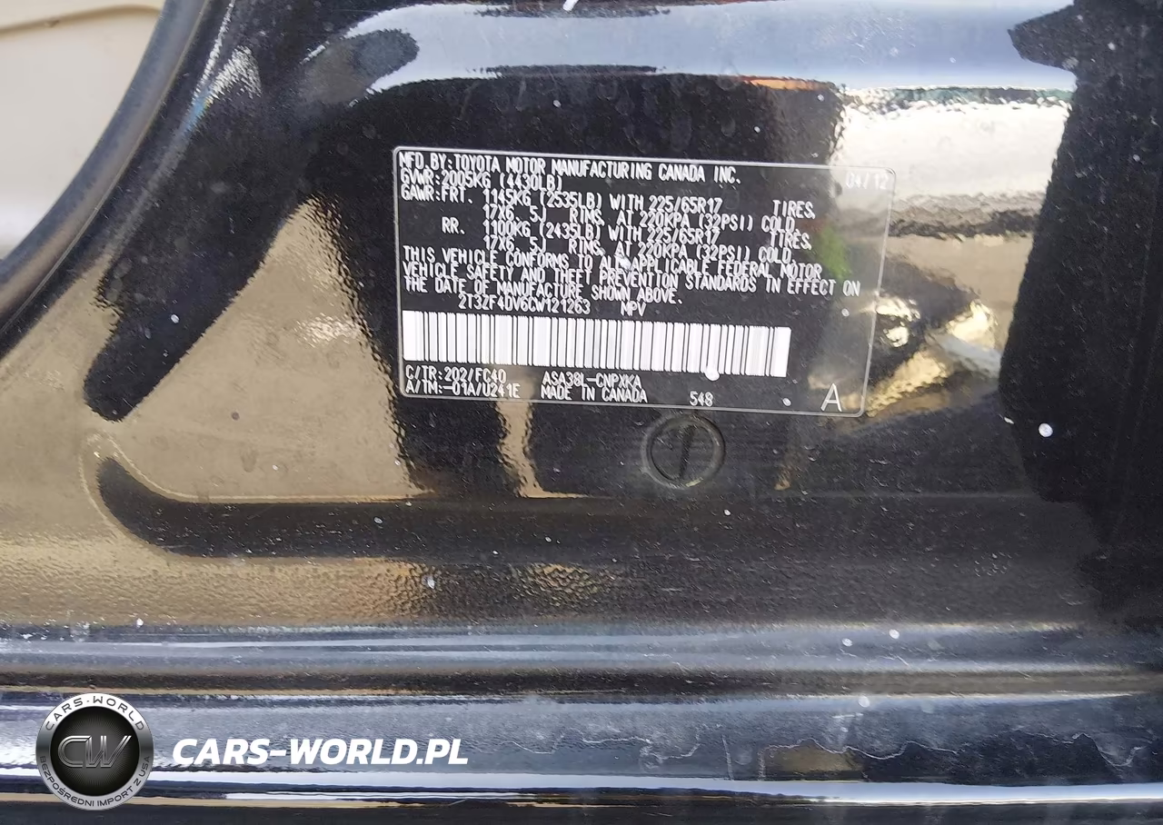 2012 Toyota Rav4 VIN:2T3ZF4DV6CW121263 - 9