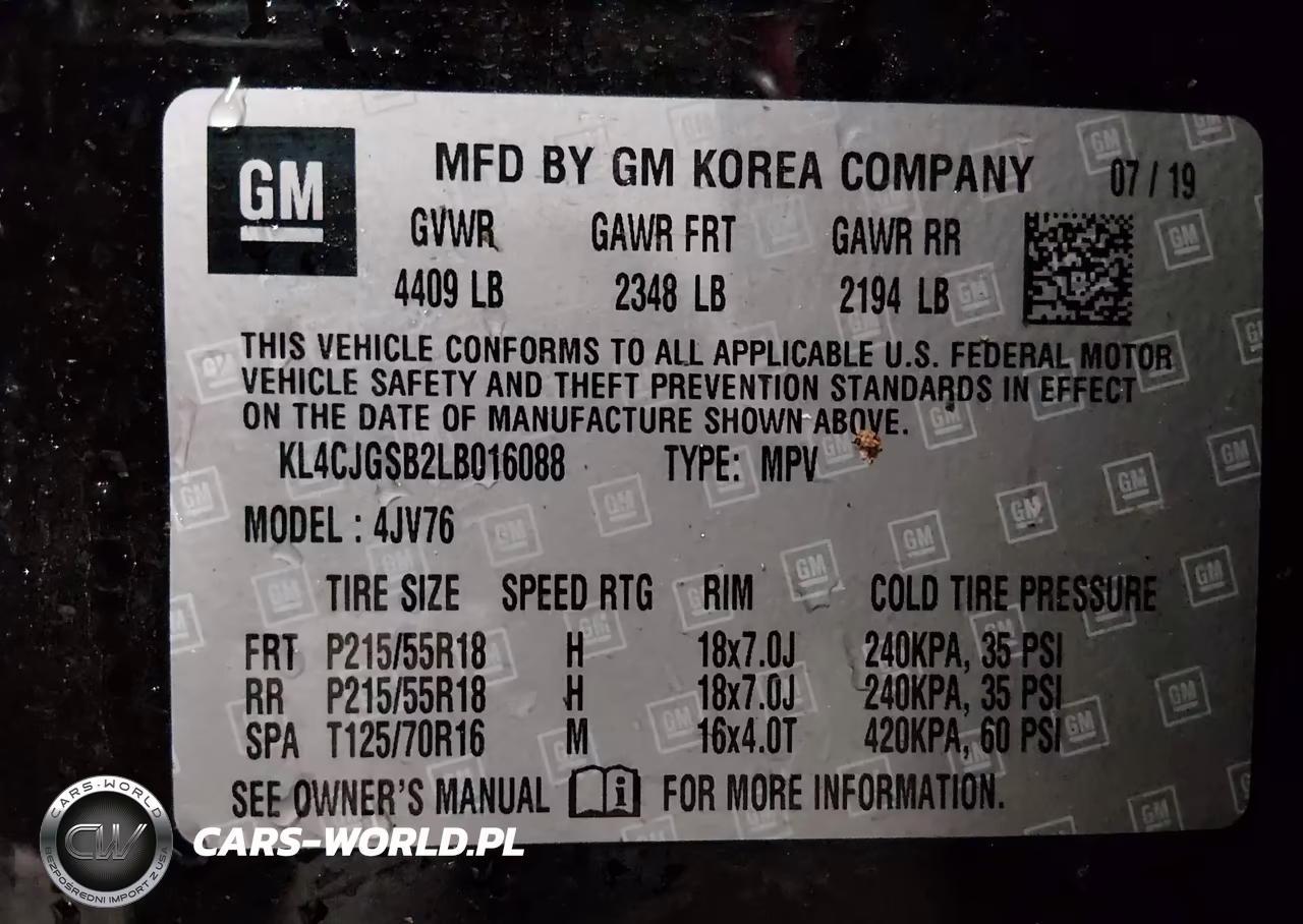 2020 Buick Encore Awd Essence VIN:KL4CJGSB2LB016088 - 9
