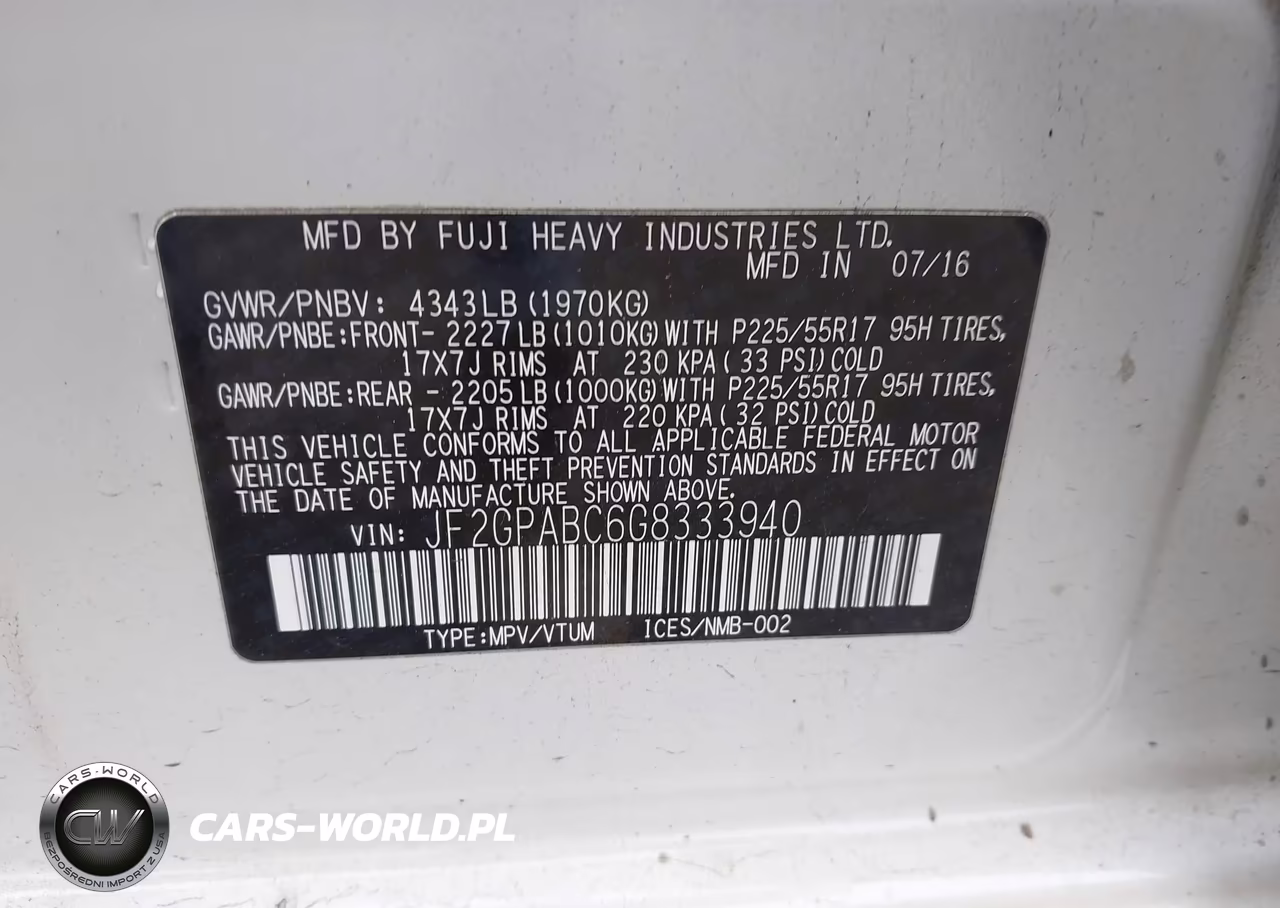 2016 Subaru Crosstrek 2.0I Premium VIN:JF2GPABC6G8333940 - 9