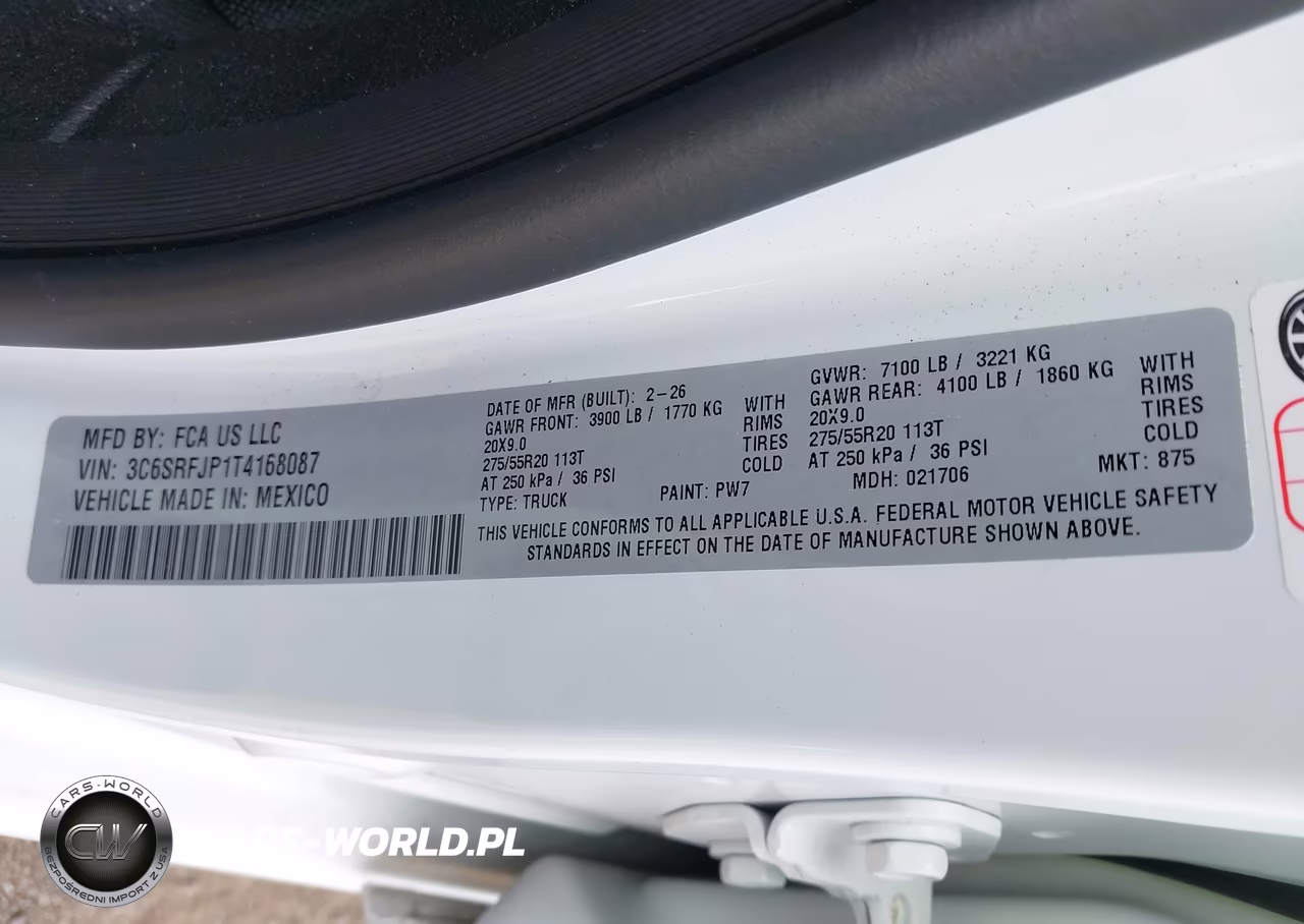 2026 Ram 1500 Laramie VIN:3C6SRFJP1T4168087 - 9