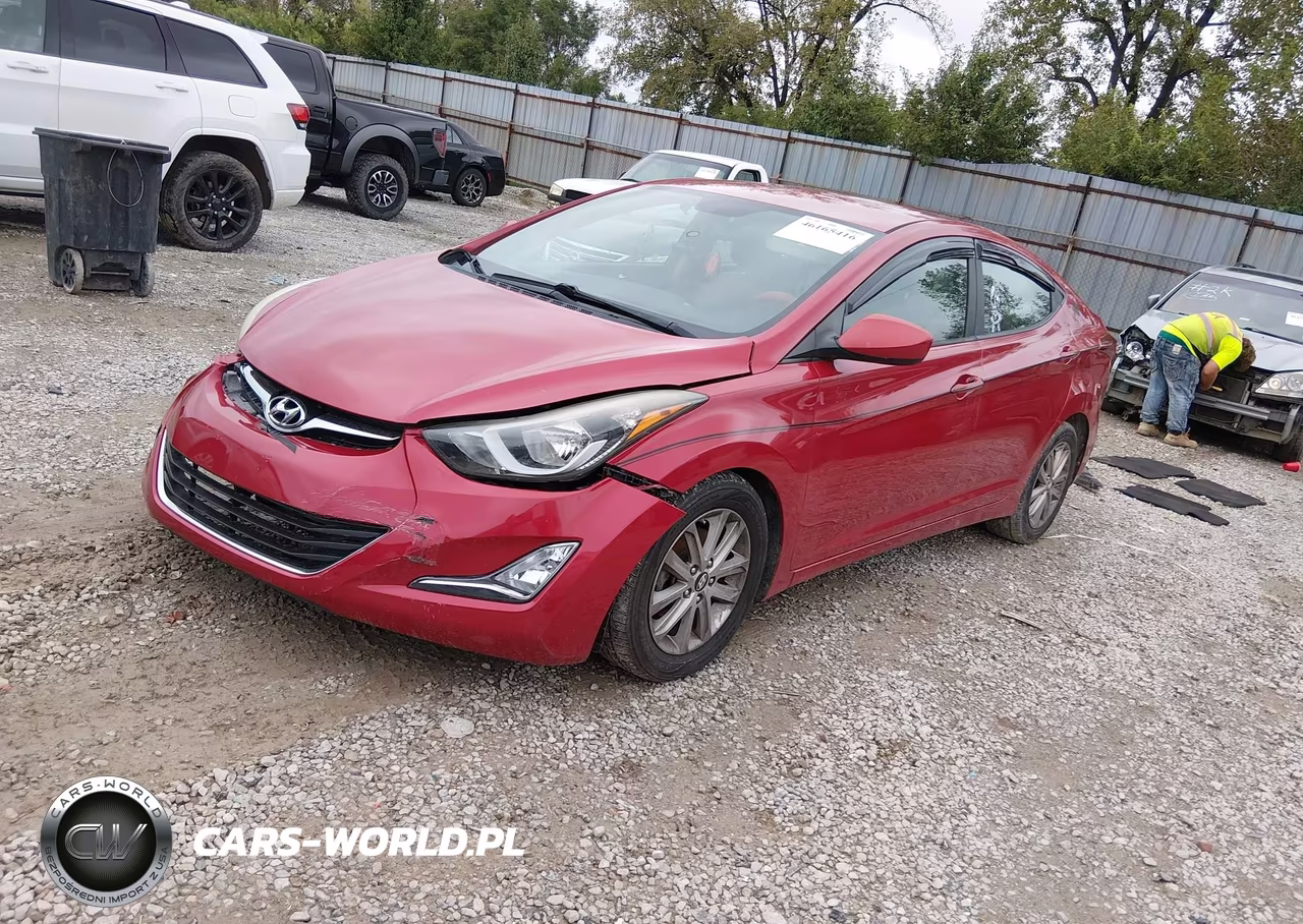 2015 Hyundai Elantra Se VIN:KMHDH4AE0FU225544 - 2