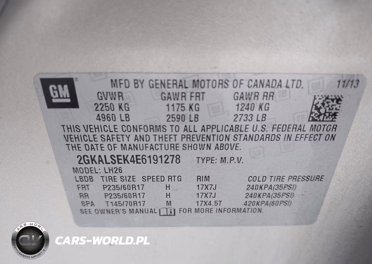 2014 GMC Terrain Slt-1 VIN:2GKALSEK4E6191278 - 9