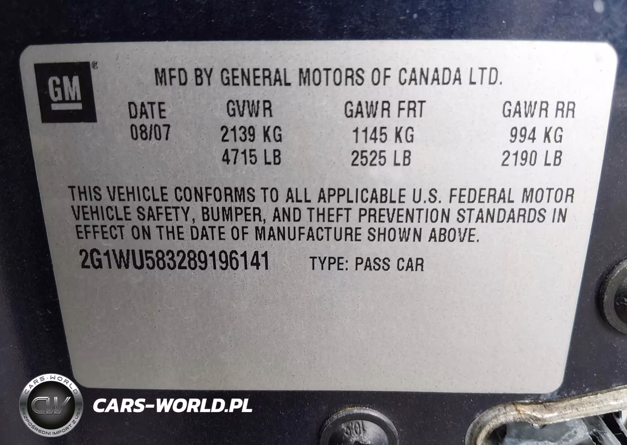 2008 Chevrolet Impala Ltz VIN:2G1WU583289196141 - 9