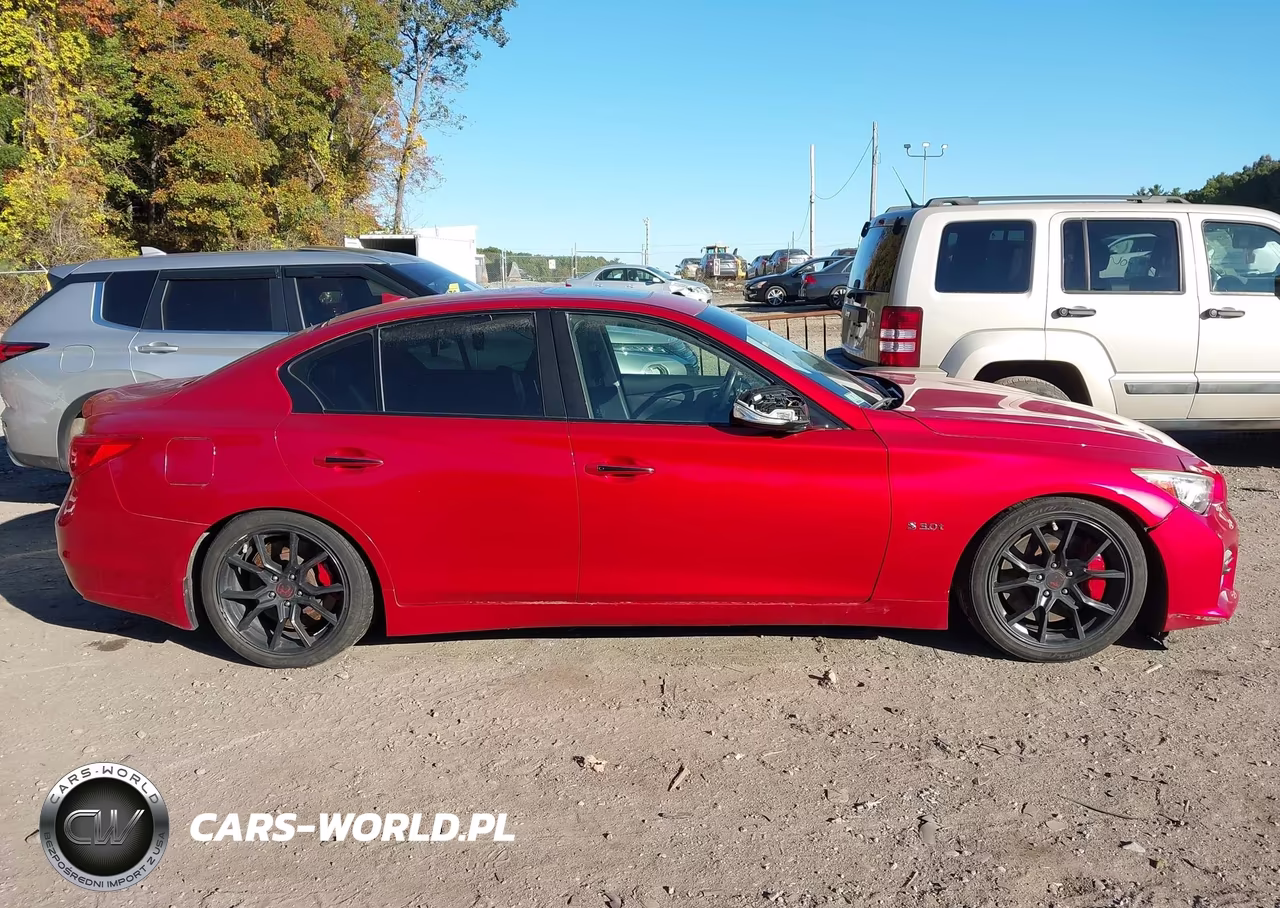 2017 Infiniti Q50 3.0T Red Sport 400 VIN:JN1FV7AR4HM870682 - 12