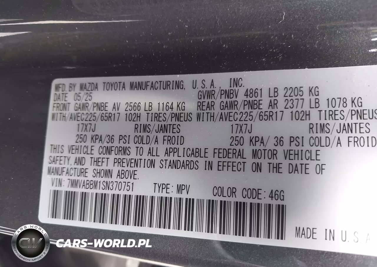 2025 Mazda Cx-50 2.5 S Preferred Package VIN:7MMVABBM1SN370751 - 9