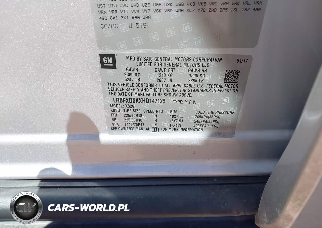 2017 Buick Envision Essence VIN:LRBFXDSAXHD147125 - 9