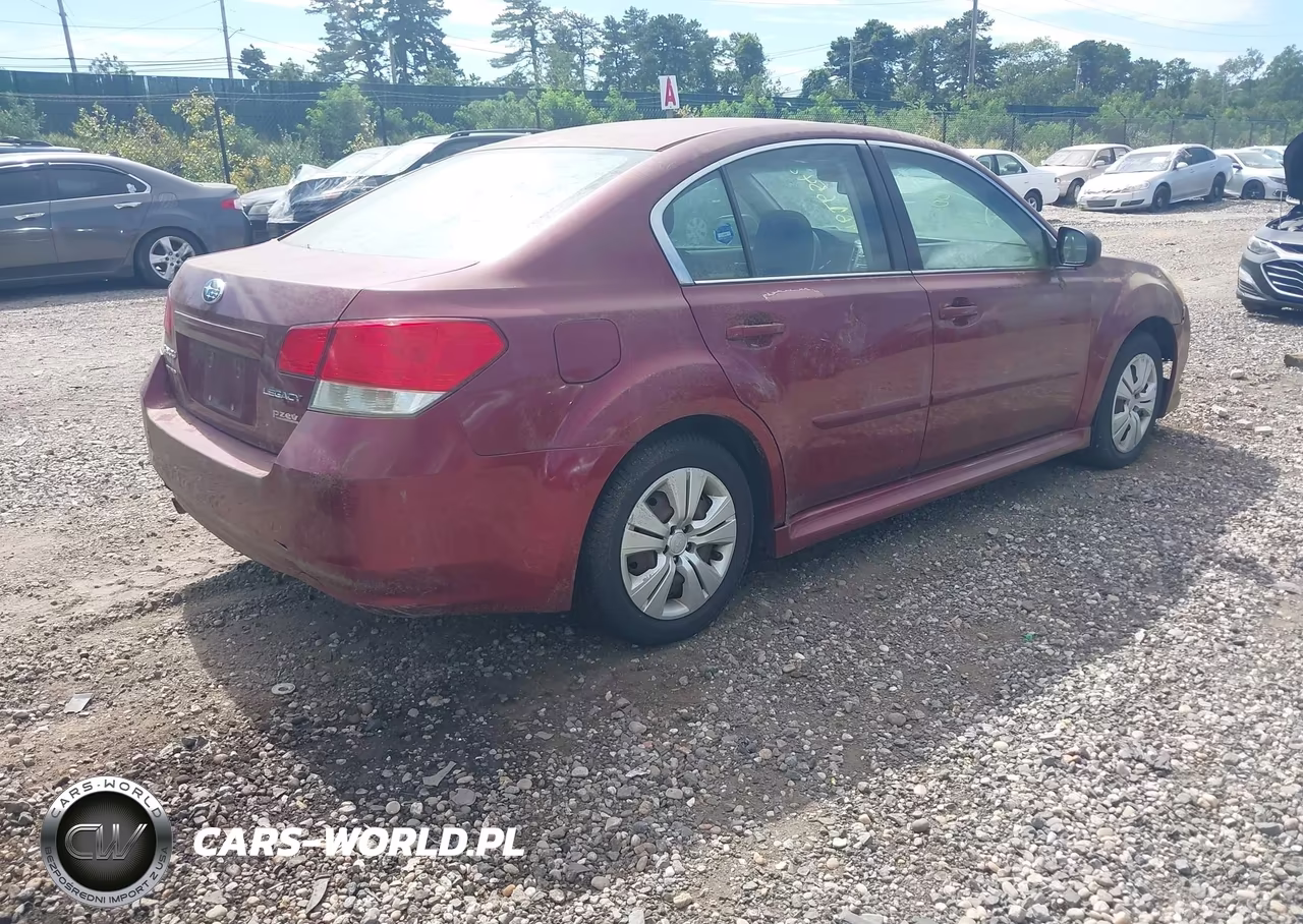 2011 Subaru Legacy 2.5I VIN:4S3BMBA65B3237418 - 4