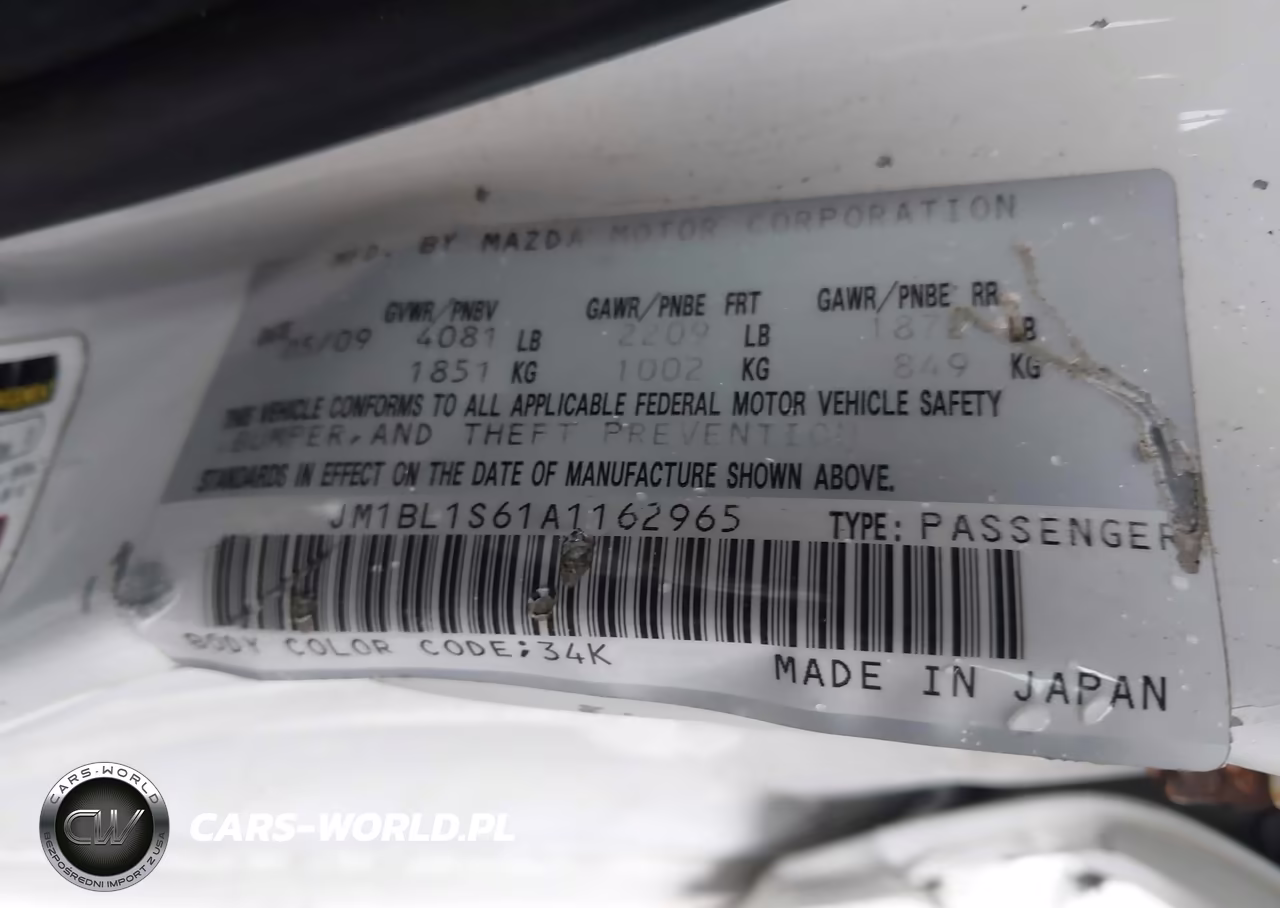 2010 Mazda Mazda3 S Sport VIN:JM1BL1S61A1162965 - 9