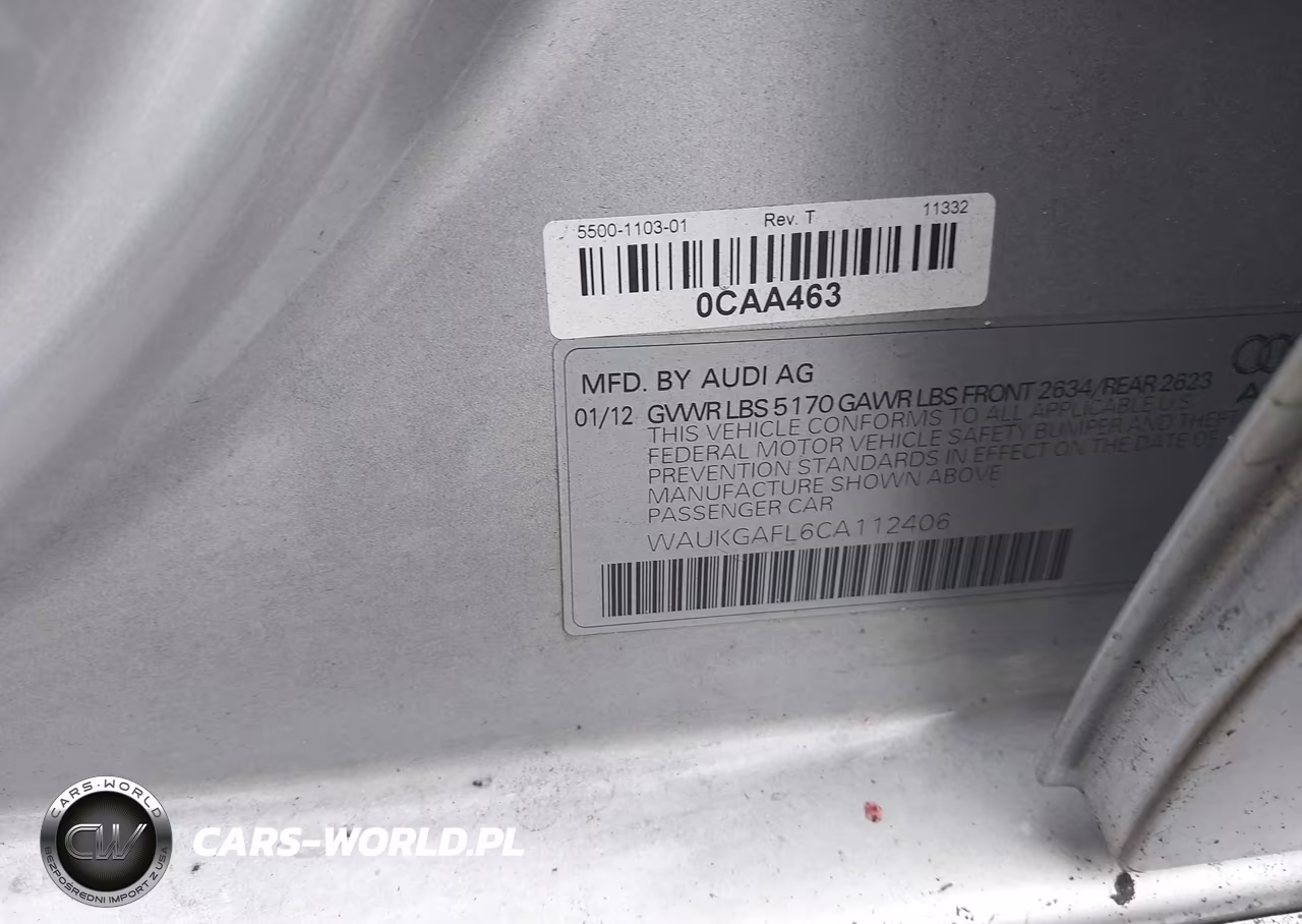 2012 Audi S4 3.0 Premium Plus VIN:WAUKGAFL6CA112406 - 9